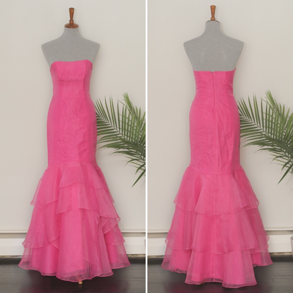 Pink David’s Bridal Dress